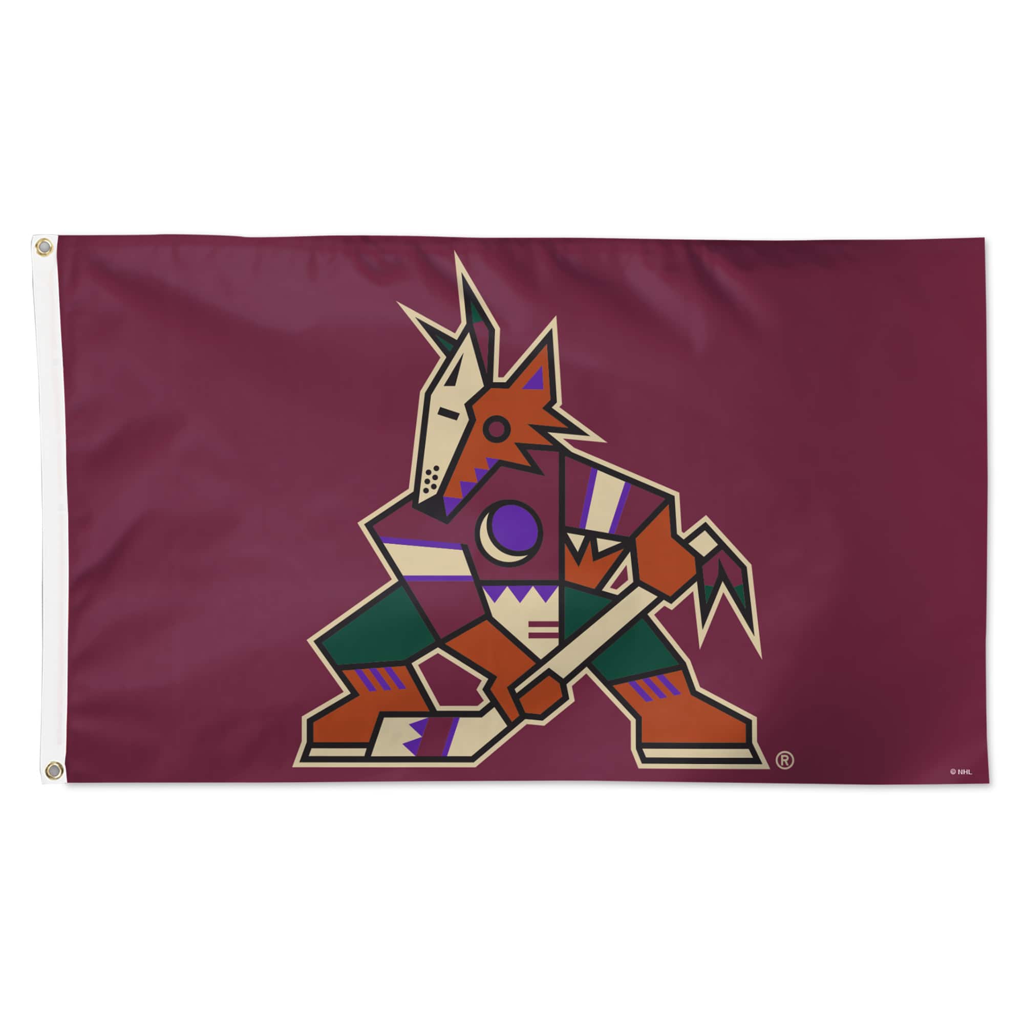WinCraft - Arizona Coyotes 3' x 5' Primary Logo Single-Sided Flag - Multicolor
