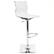 Front. LumiSource - Master Bar Stool - White.