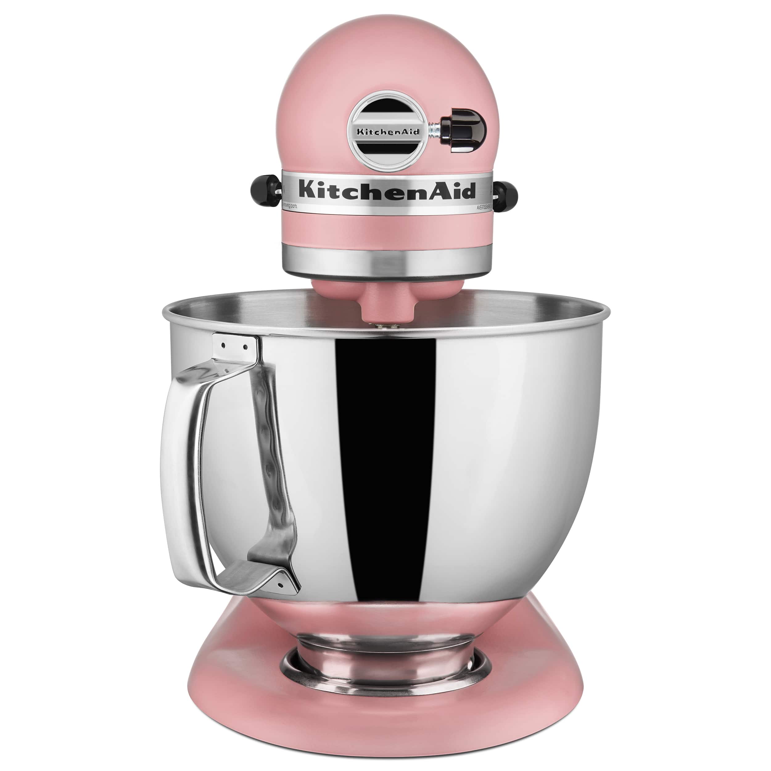 Angle. KitchenAid - KitchenAid Artisan Series 5 Quart Tilt-Head Stand Mixer - KSM150PSDR - Dried Rose.