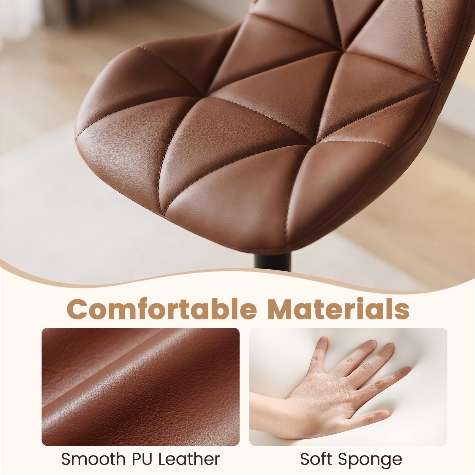 Comfortable Materials  
Smooth PU Leather  
Soft Sponge