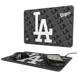 Keyscaper - Los Angeles Dodgers Wireless Charger and Mouse Pad - Multicolor