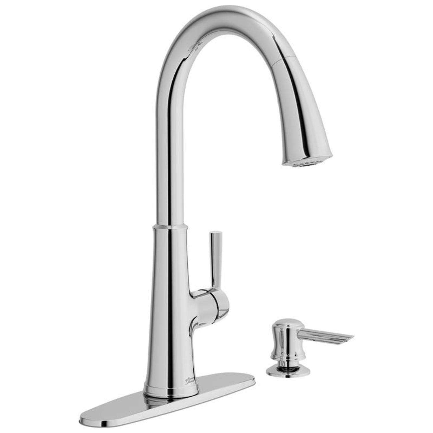Angle. American Standard - American Standard Maven One Handle Chrome Pull-Down Kitchen Faucet - Chrome.