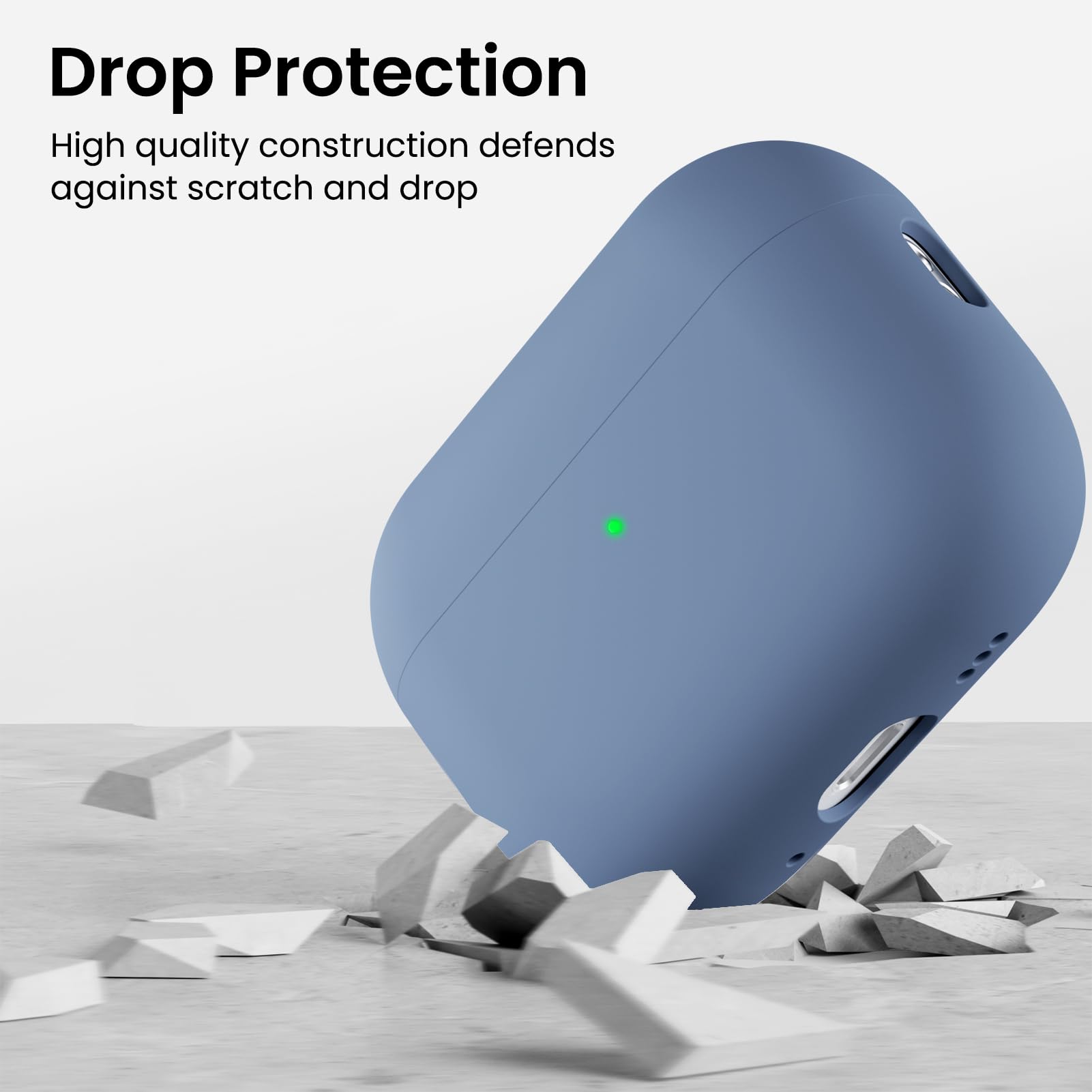 Ornarto Compatible with AirPods Pro 3 Case 2025, Full Protective