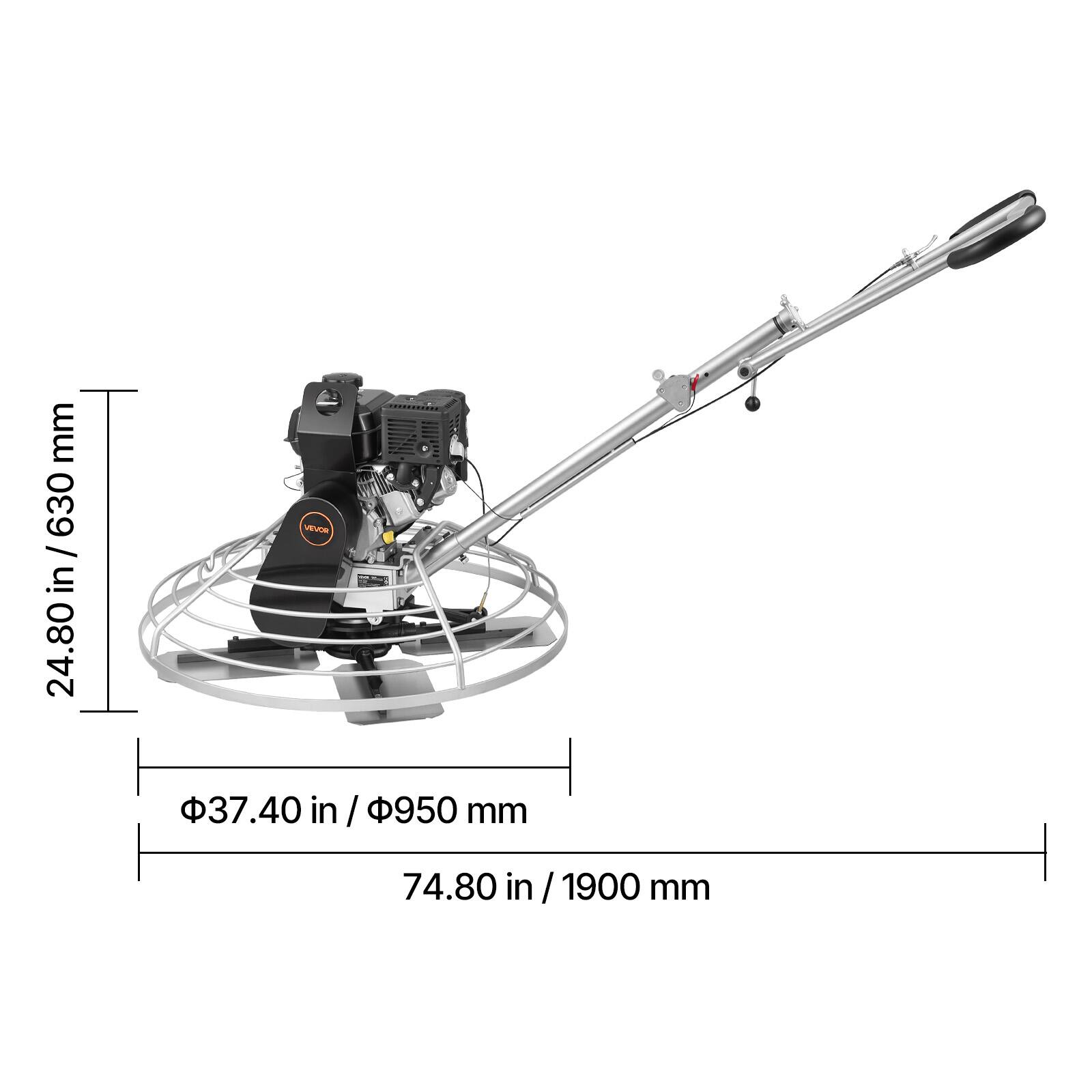 mm 630 / 4.80 in / 630 in 24.80  
VIVOR 37.40 in / 950 mm 74.80 in / 1900 mm