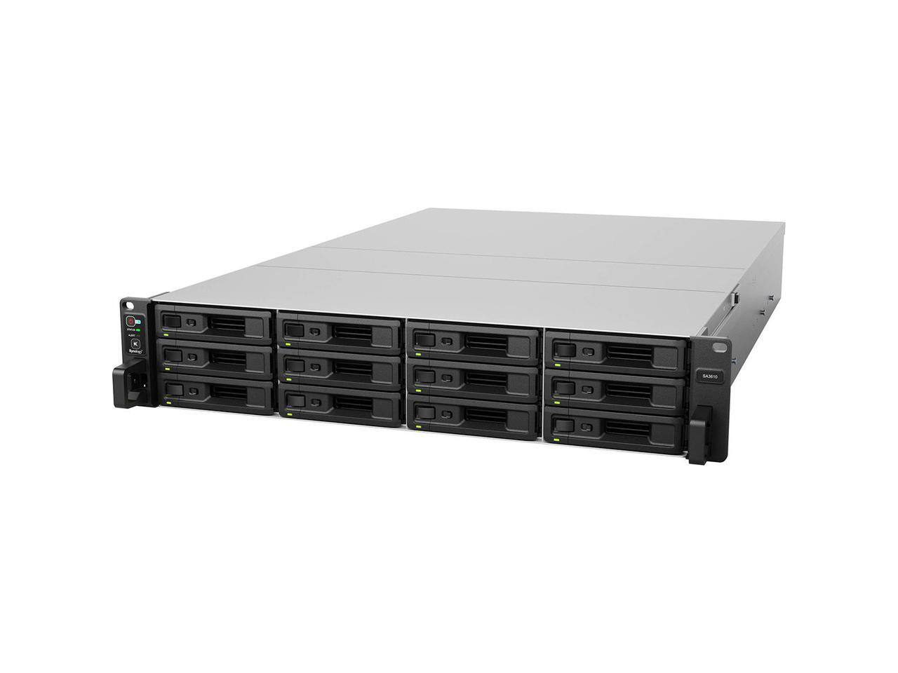 Alt View 10. Synology - Synology SA3610 12-Bay Diskless Rackmount NAS Storage System.
