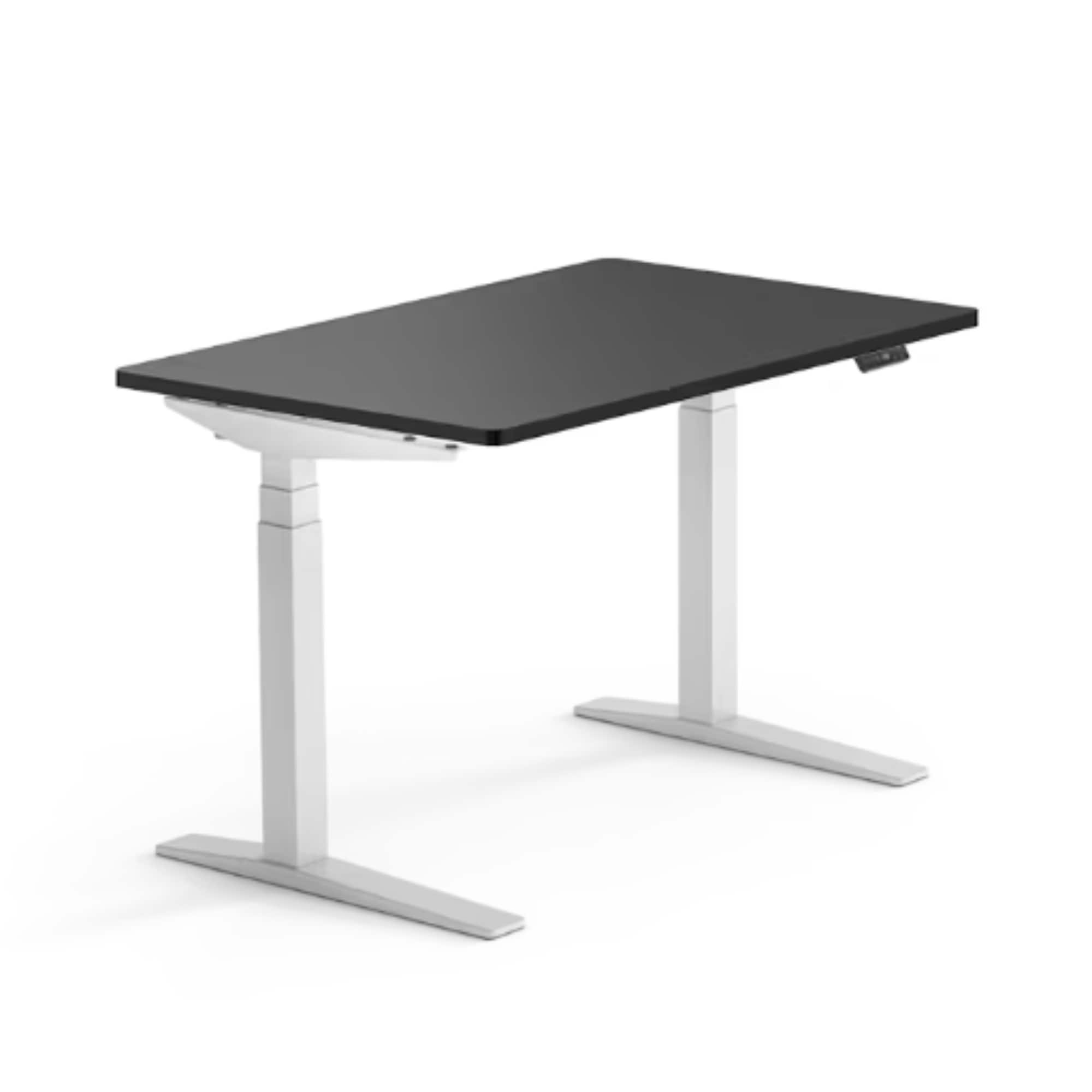 FlexiSpot - E7Pro 48''W Electric Adjustable Standing Desk Chipboard, /White - Black