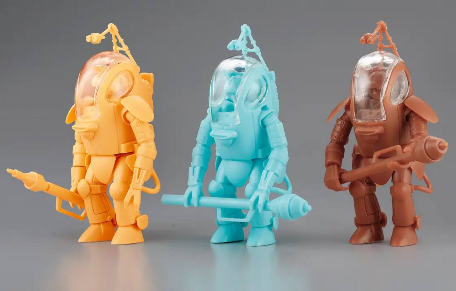 Alt View 1. PopMarket - Maschinen Krieger - ARTPLA - P.K.A Set of 3 P.K.Ape 1/35 Scale Model Kit   - COLLECTIBLES - Multicolor.