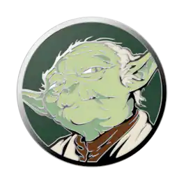 PopSockets - Adhesive PopGrip Universal Grip & Stand for Cell Phones - Star Wars -Yoda Enamel