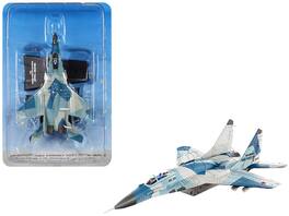 Hachette Collections - Mikoyan MiG-29 SMT Fulcrum Fighter Aircraft AvGr 7000 AvB (2012) Russian Air Force 1/100 Diecast Model - White, Blue, Grey