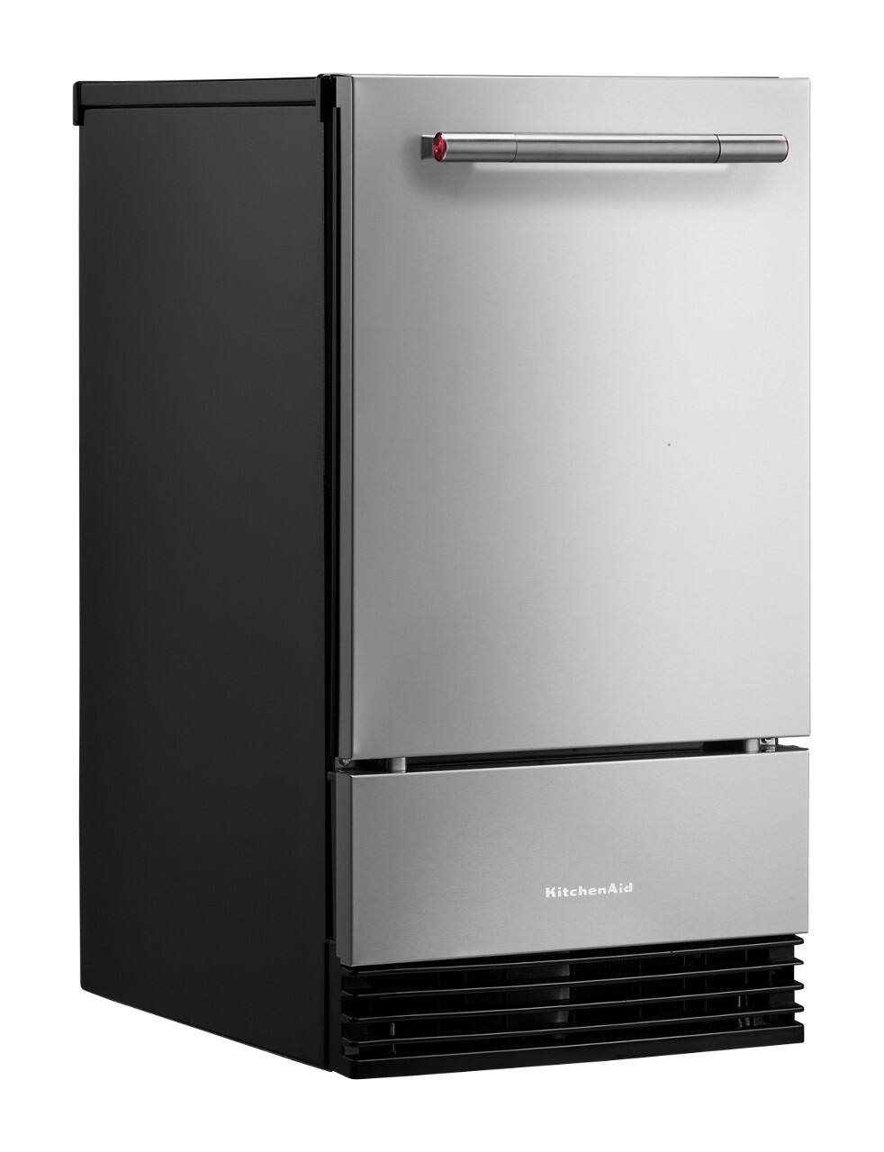 Alt View 6. KitchenAid - 18 inch 35-Lb. Ice Maker - PrintShield Stainless Finish.