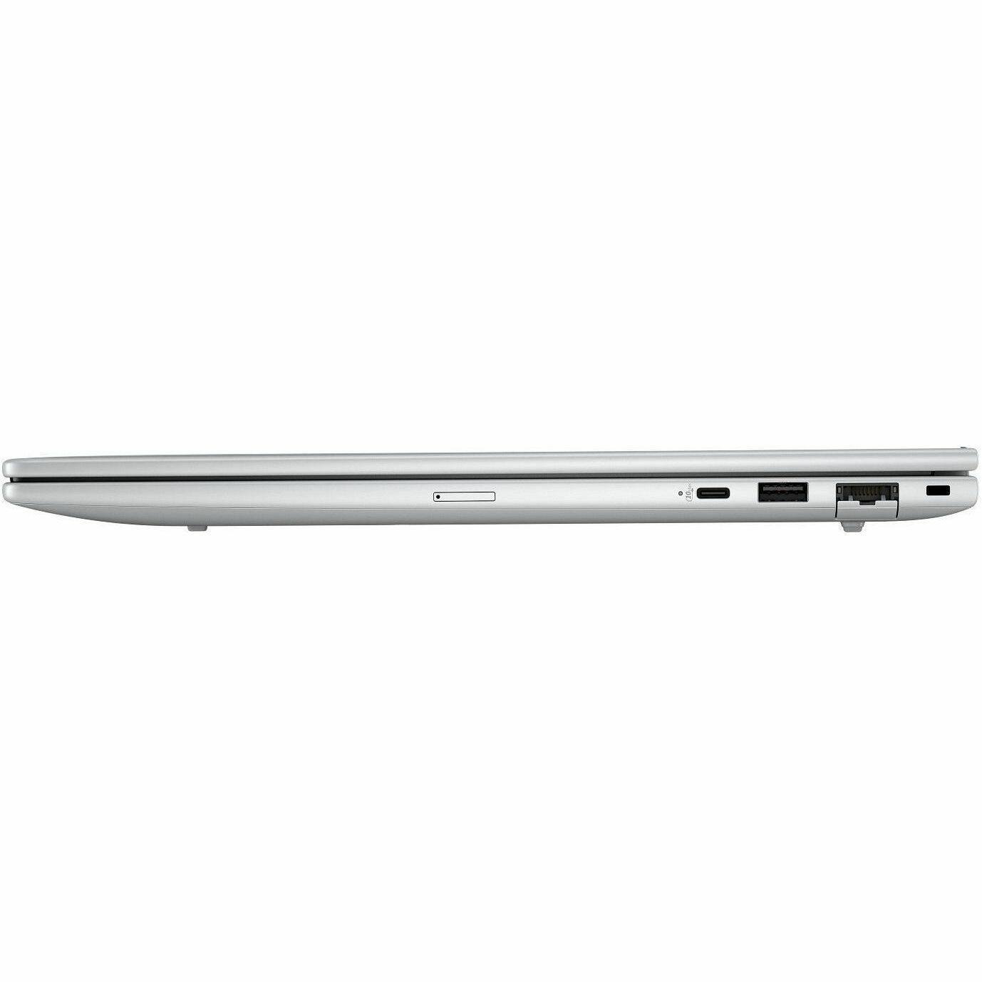 Alt View 5. HP - HP EliteBook 8 G1i 16" Touchscreen Notebook - WUXGA - 60 Hz - Intel Core Ultra 5 236V - vPro Technology - 16 GB - 512 GB - Glacier Silver Aluminum.