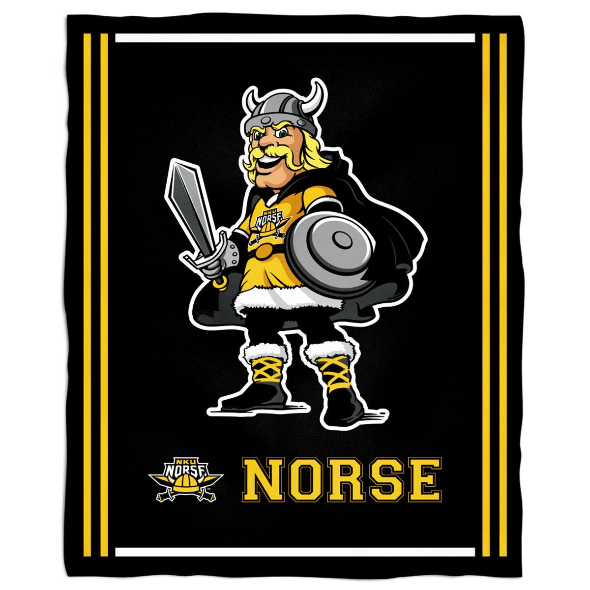 Vive La Fete - Northern Kentucky University Norse 36'' x 48'' Children's Mascot Plush Blanket - Multicolor