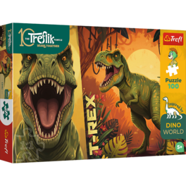 Trefl - Kids Treflik Family - Inspired By Nature T-Rex 100 Piece Puzzle - Multicolor