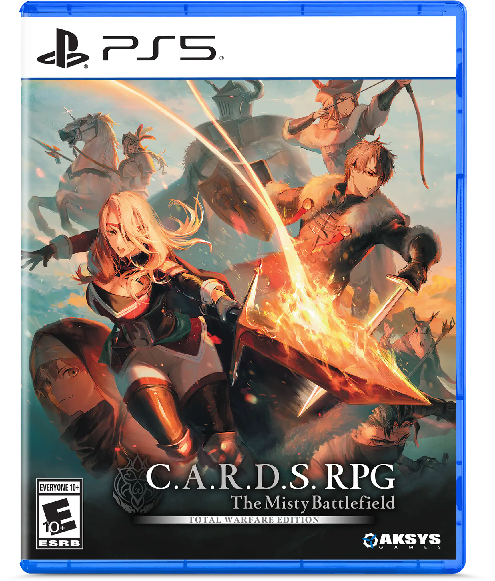 PS5
C.A.R.D.S. RPG
The Misty Battlefield
Total Warfare Edition
AKSYS GAMES
EVERYONE 10+
ESRB - E10+ (Everyone 10+)