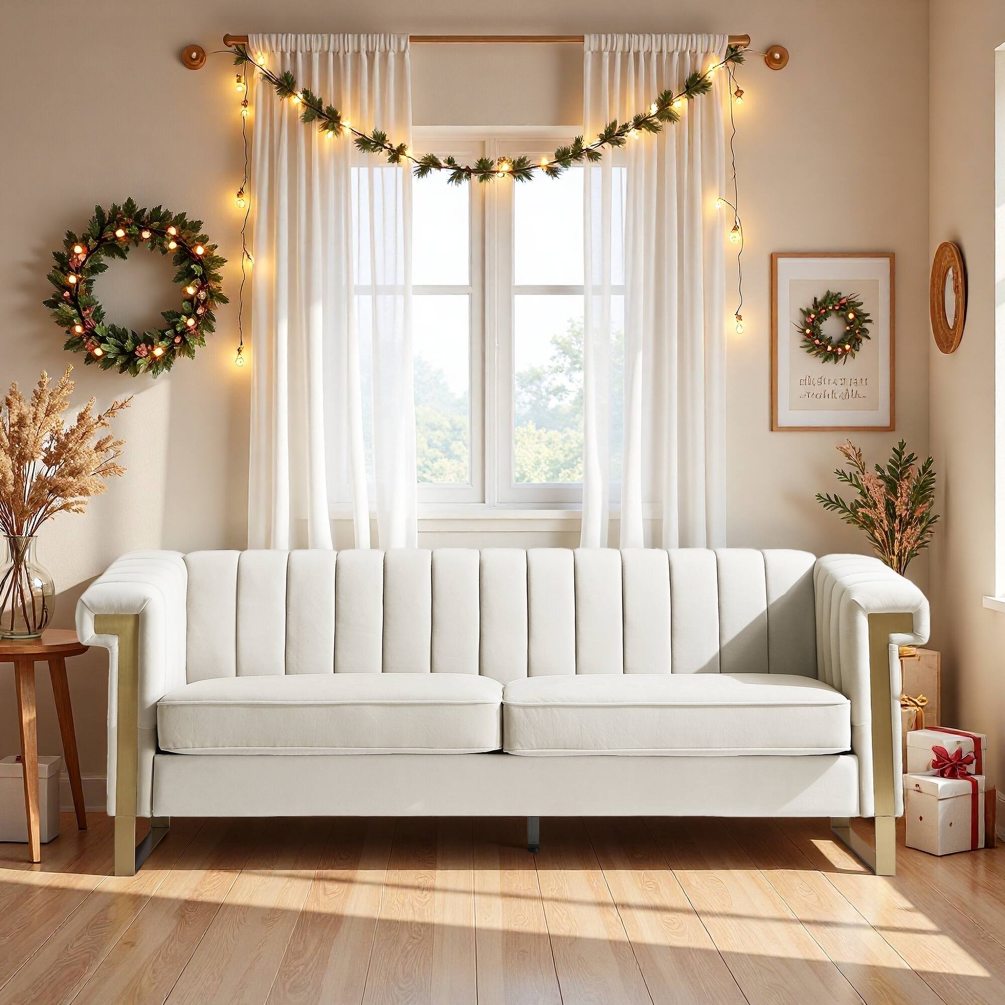 The text in the image reads:

"delight in the
little things
that make life
beautiful."