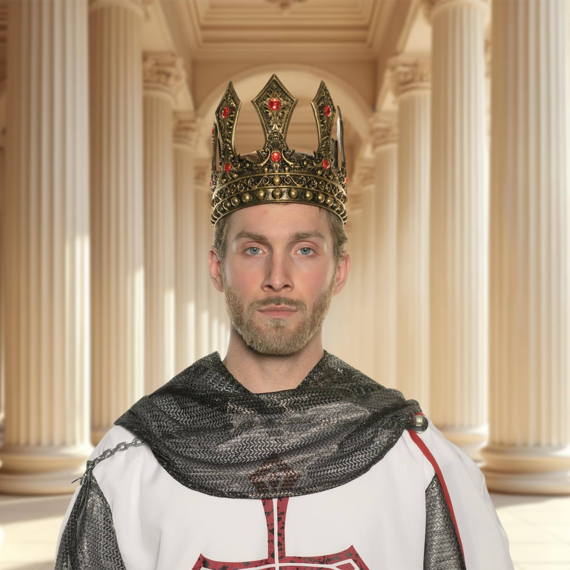 Alt View 10. Underwraps - King's Bronze Adjustable Foam Crown Adult Costume Accessory - Brown.