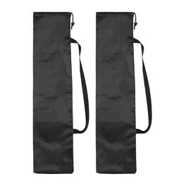 Unique Bargains - 32"x8" Tripod Case, 2pcs Oxford Padded Bag for Camera Gear, Mic, Light Stand - Black