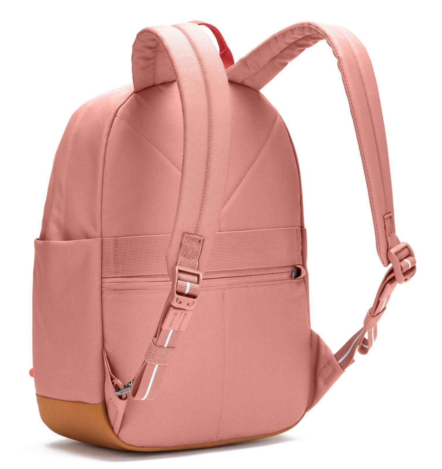 Back. Pacsafe - Pacsafe GO 15L Anti Theft Backpack (Rose) - Rose.