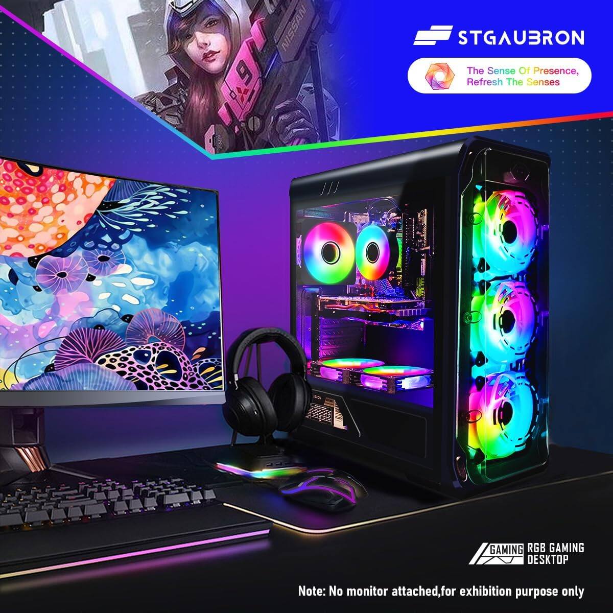 NISSAN STGAUBRON  
The Sense Of Presence, Refresh The Senses  
GAMING RGB GAMING DESKTOP  
Note: No monitor attached, for exhibition purpose only