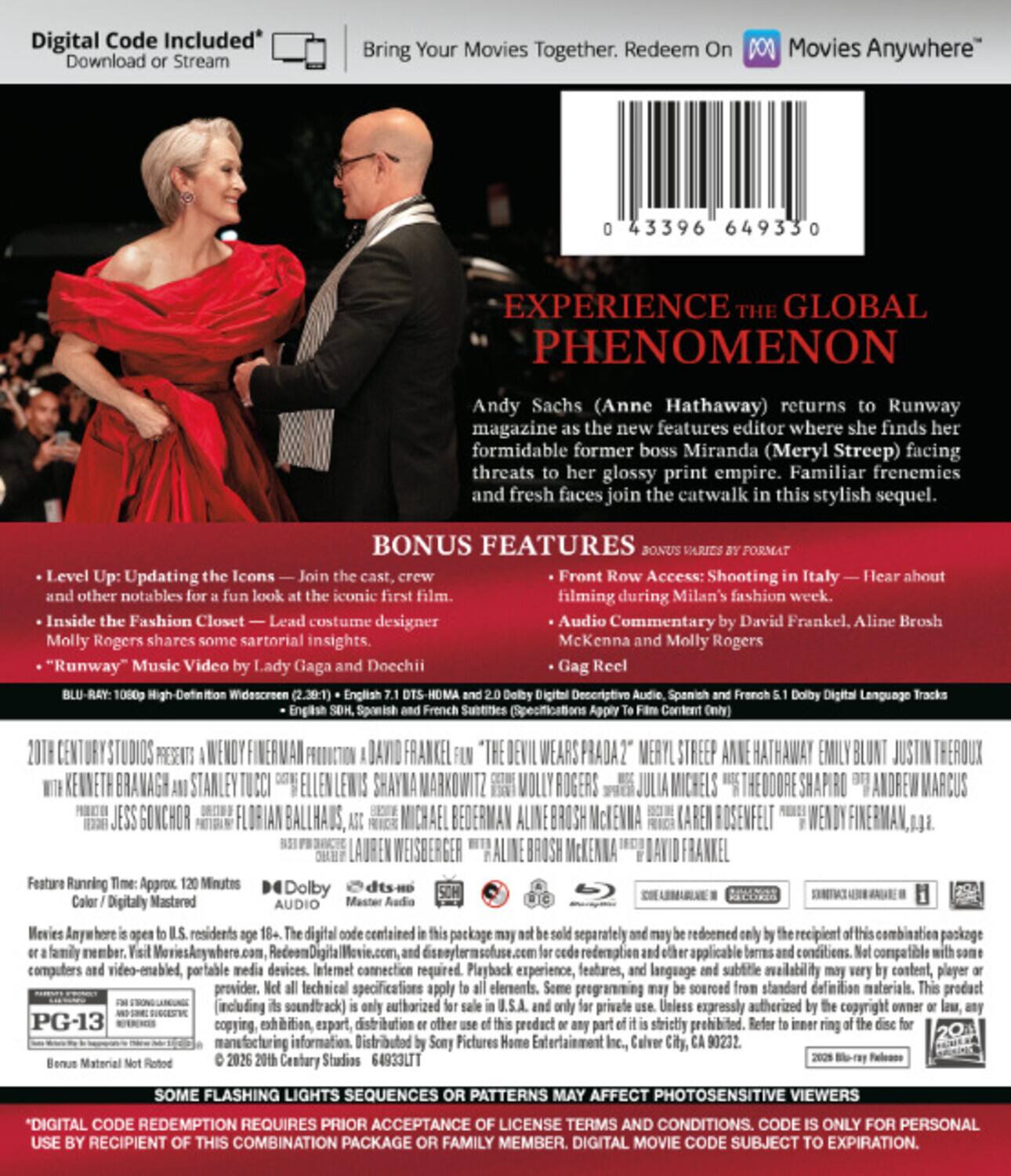 Alt View 1. The Devil Wears Prada 2   - BLU-RAY.