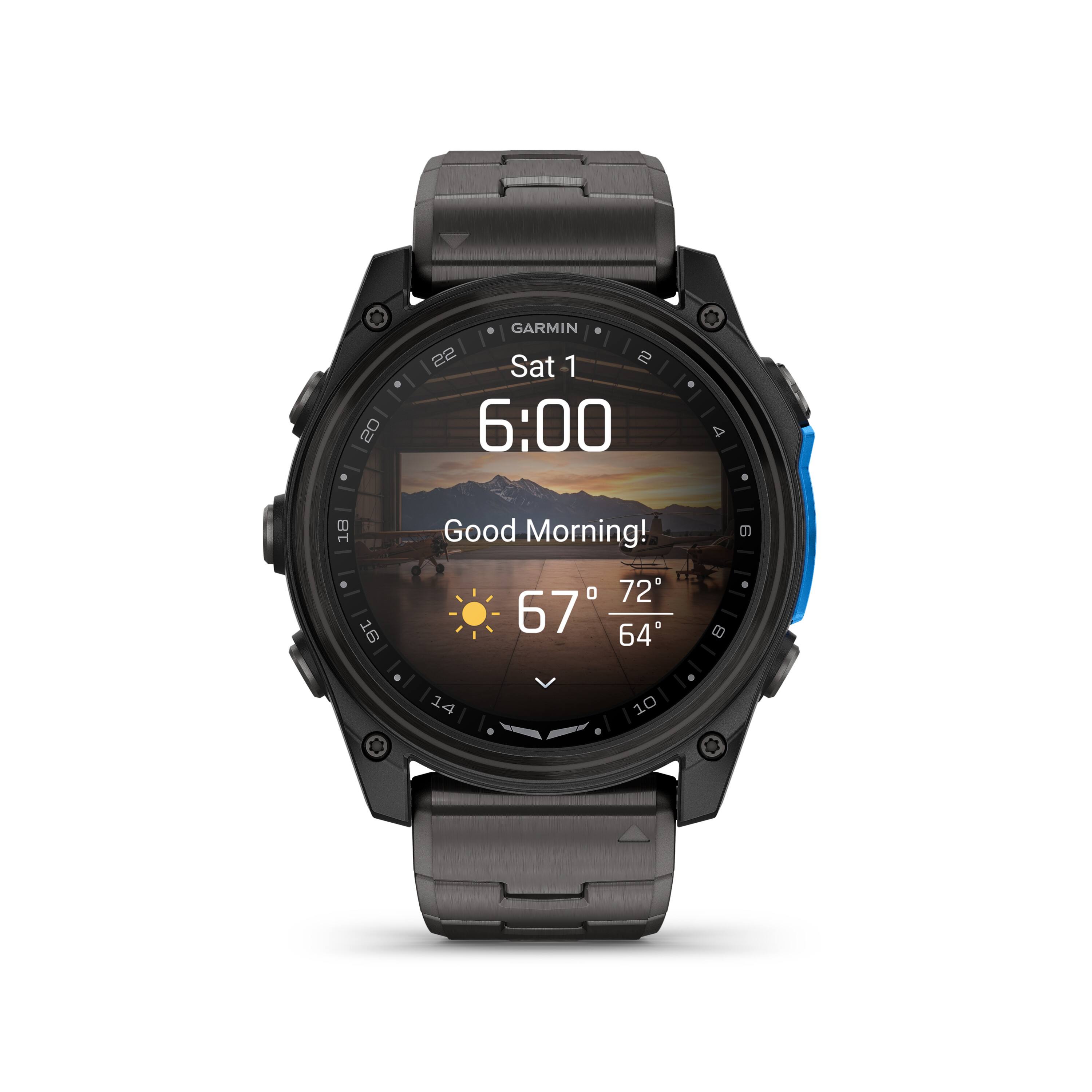 20 GARMIN 22 2 Sat 1 6:00 4 . 18 Good Morning! 16 0 67 72 64 B 11 . 14 10

Corrected text:
20 GARMIN 22 2 Sat 1 6:00 4 . 18 Good Morning! 16 0 67 72 64 B 11 . 14 10