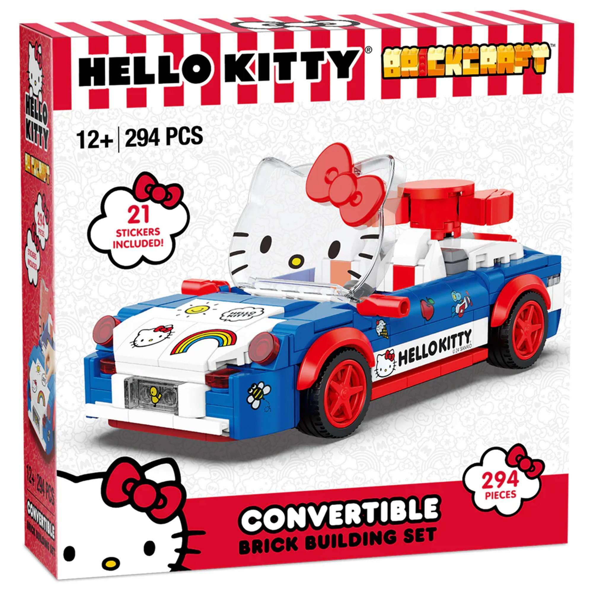 HELLO KITTY BACKRAFT 12+ | 294 PCS 224 E SOM 21 STICKERS INCLUDED! 50149 HELLOKITTY EN R 1 Z41S VETLE 294 PIECES CONVERTIBLE SET BRICK BUILDING