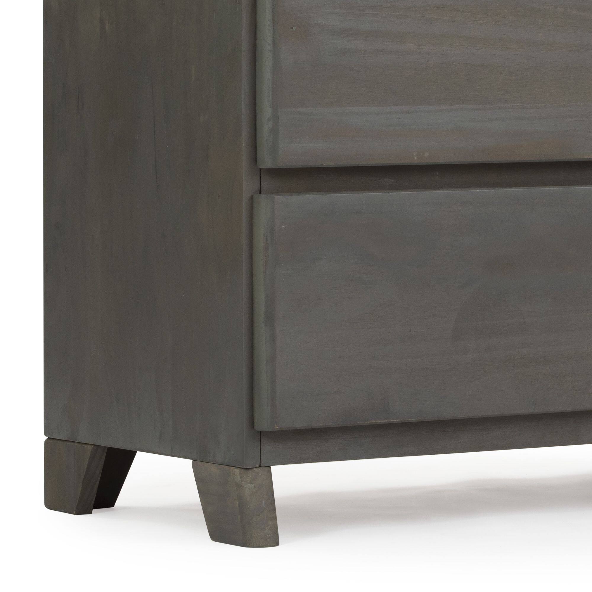 Alt View 2. Plank+Beam - Plank+Beam Modern Farmhouse 6 Drawer Dresser, Driftwood - Driftwood.
