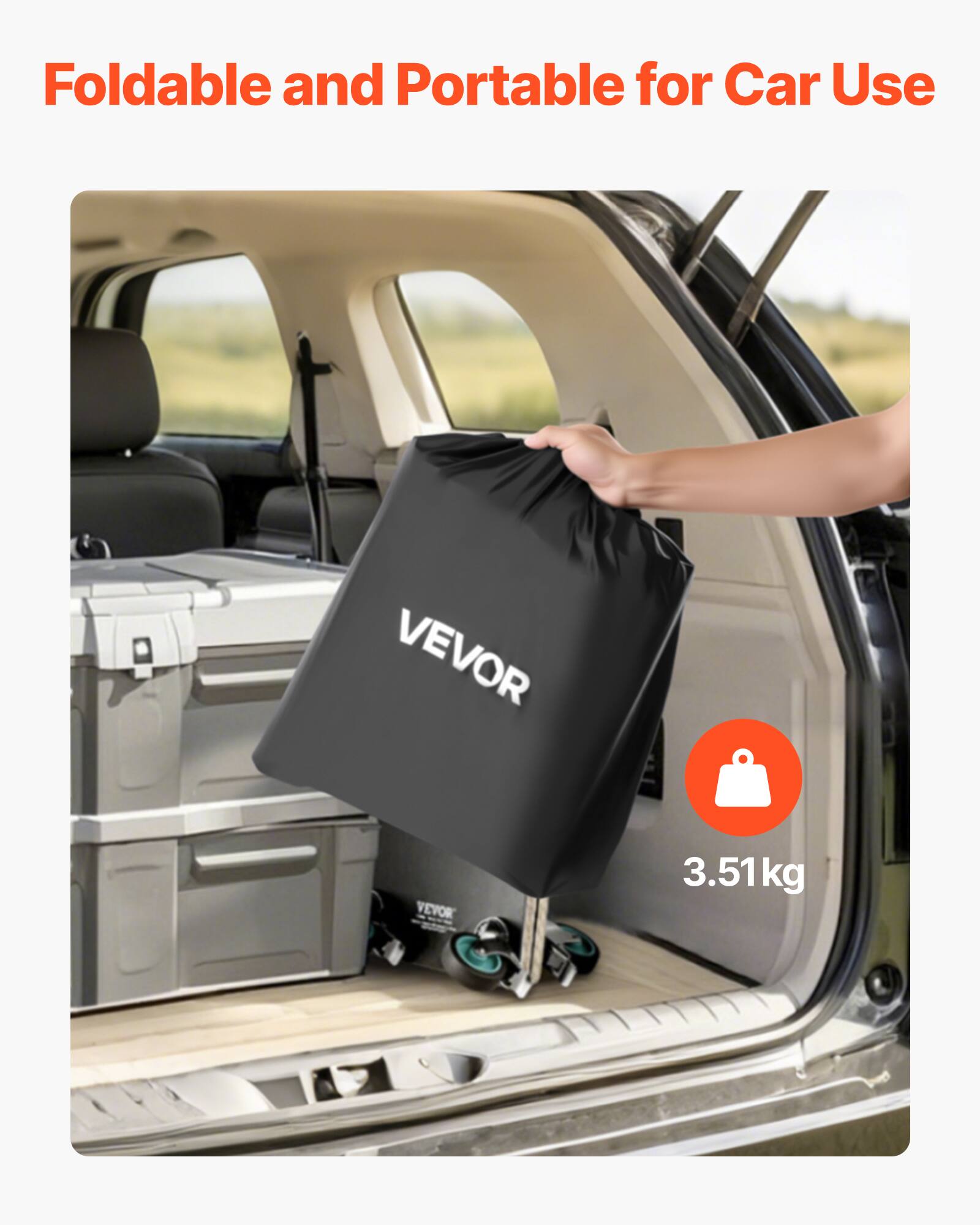 Foldable and Portable for Car Use

VEVOR

3.51 kg