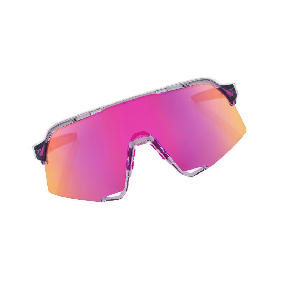 Back. 100% - 100% S3 Sunglasses Polished Grey Purple Mirror Lens - N/A.