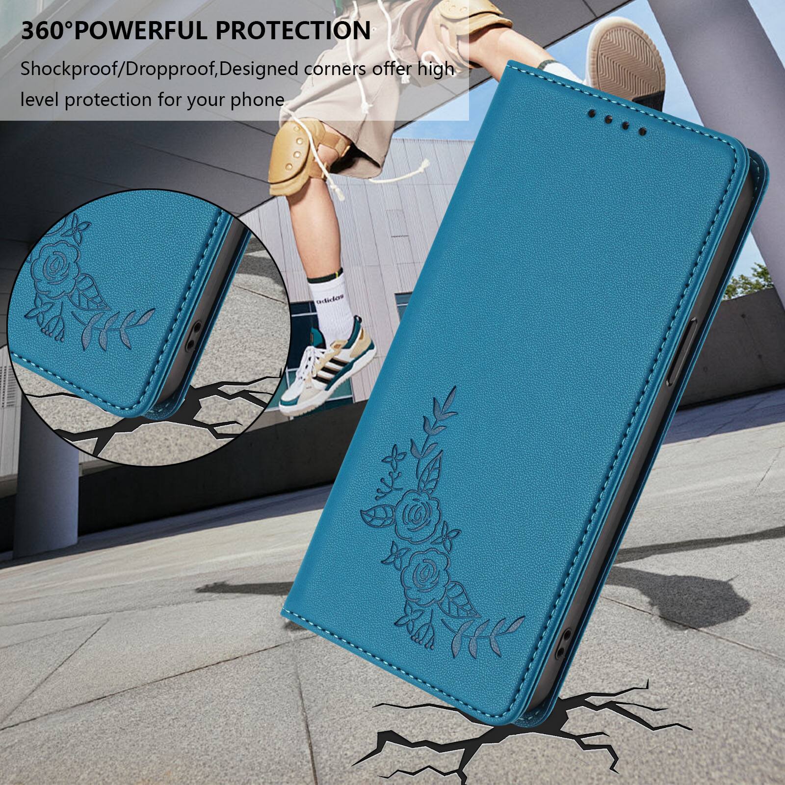 360° POWERFUL PROTECTION  
Shockproof/Dropproof, Designed corners offer high level protection for your phone