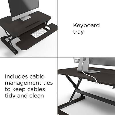 Keyboard tray

Includes cable management ties to keep cables tidy and clean