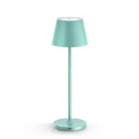 ONEWISH - Cordless Portable LED Lamp with Dimming Touch Control - Turquoise - Front_Zoom