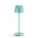 Front. ONEWISH - Cordless Portable LED Lamp with Dimming Touch Control - Turquoise.