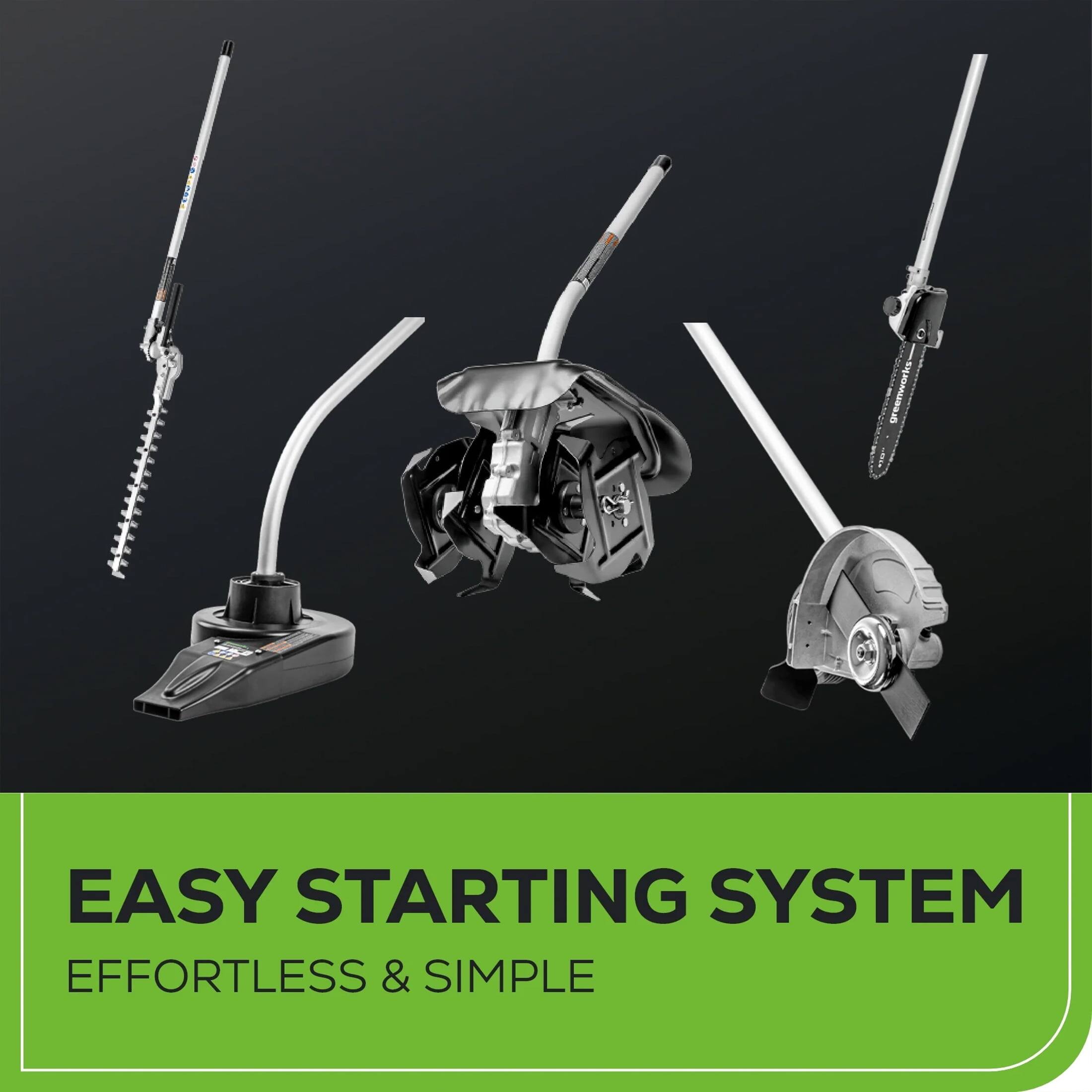 EASY STARTING SYSTEM  
EFFORTLESS & SIMPLE