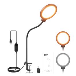 Neewer - N32 5" Bi-Color Streaming Light, Clamp