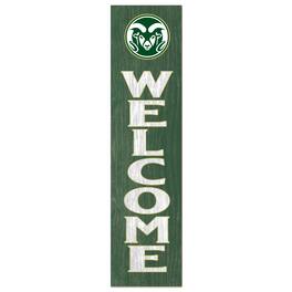 Jardine - Colorado State Rams 12'' x 48'' Welcome Leaner - Green
