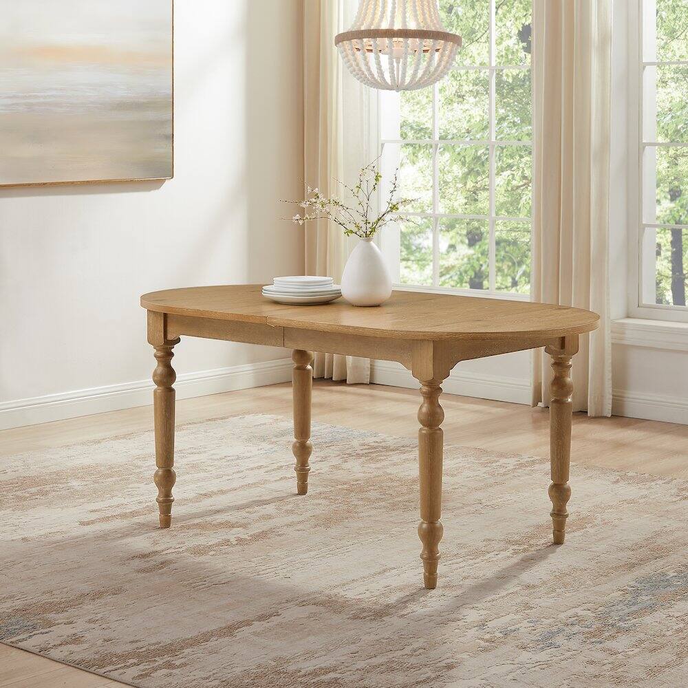 Alt View 6. Crosley Furniture - Daphne Dining Table Rustic Brown - Rustic Brown.