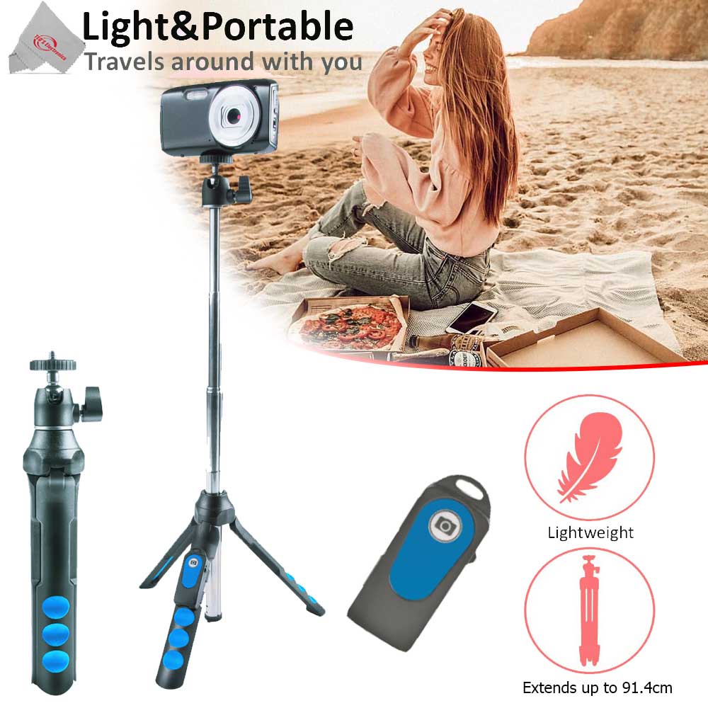 Light & Portable  
Travels around with you  

Lightweight  
Extends up to 91.4cm