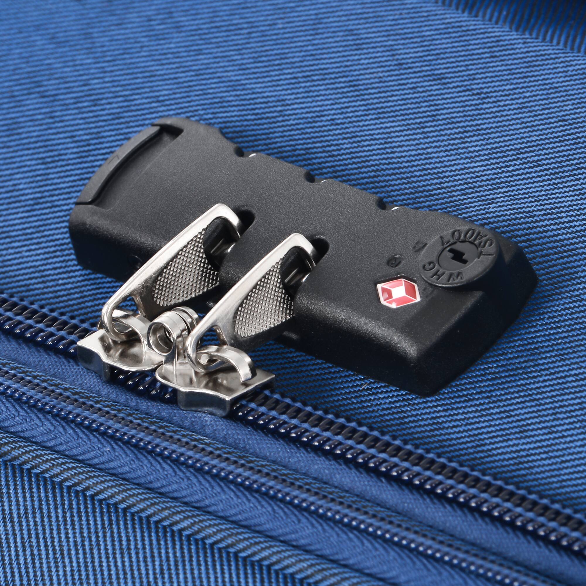 Alt View 3. LOVMOR - Lovmor 3-Piece Softside Luggage Set  Expandable - Blue.