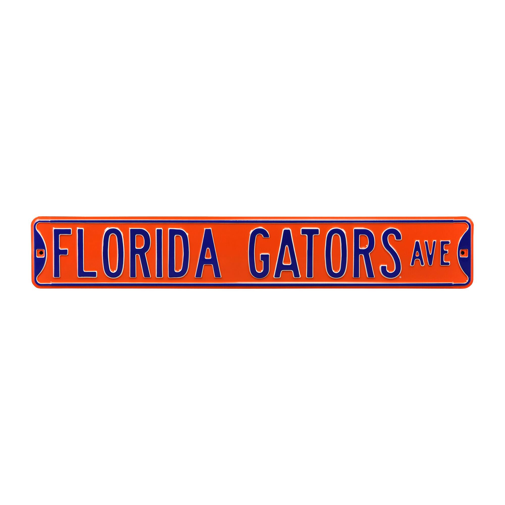 Orange Florida Gators 6" x 36" College Ave Street Sign