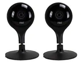 Refurbished Excellent - Lot Of 2 Nest Cam Wi-Fi Wireless HD Monitoring Surveillance Camera Pair