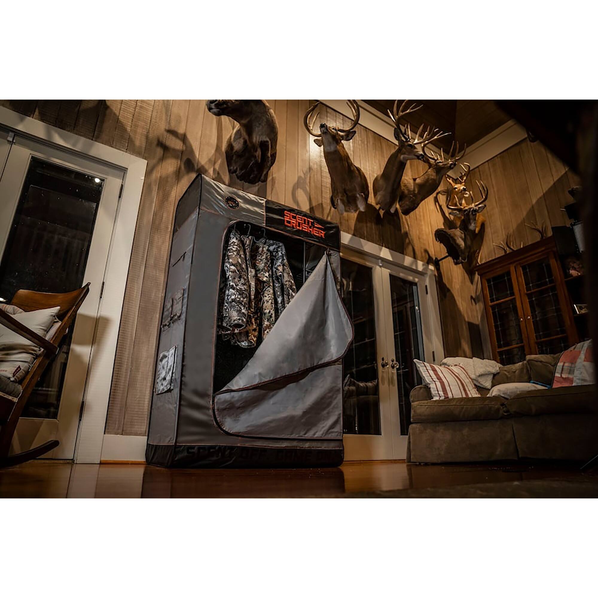 Alt View 2. Scent Crusher - Scent Crusher Odor Eliminating Locker 2.0 - Gray/Black - Gray/Black.