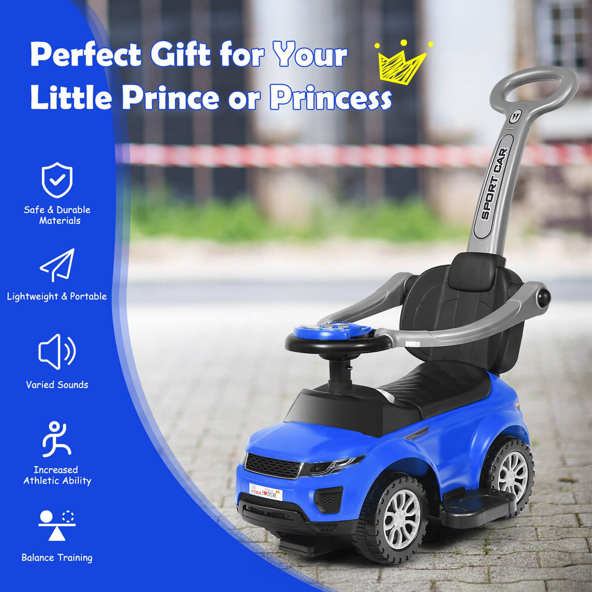 Perfect Gift for Your Little Prince or Princess

- Safe & Durable Materials
- Lightweight & Portable
- Varied Sounds
- Increased Athletic Ability
- Balance Training