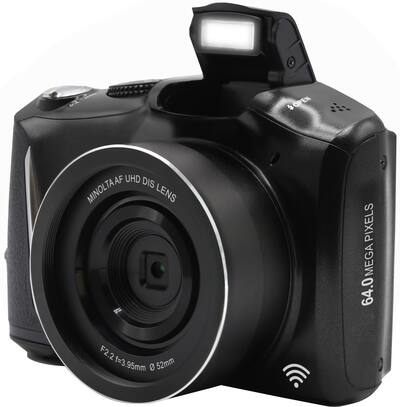 Minolta MND55 4K Video 64.0 Megapixel Digital Camera with WiFi Minolta MND55 4K Video 64.0 Megapixel Digital Camera with WiFi