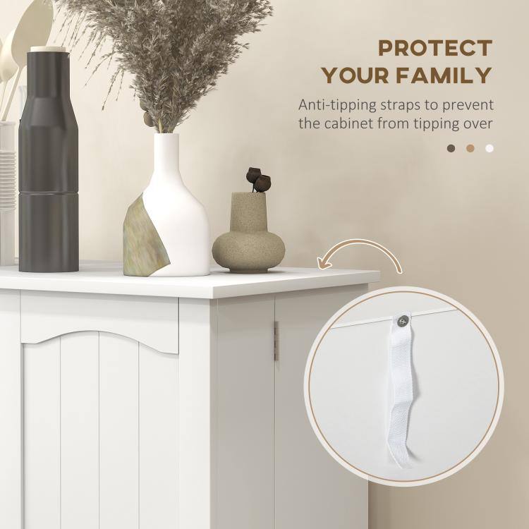 PROTECT YOUR FAMILY  
Anti-tipping straps to prevent the cabinet from tipping over