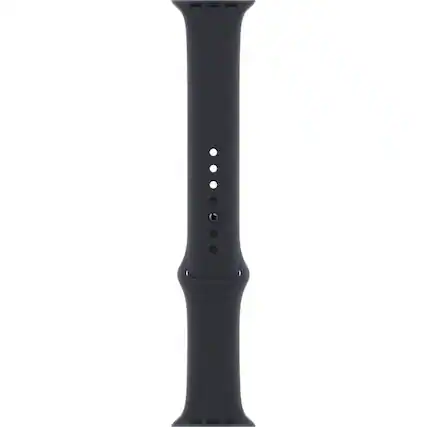 Front. Apple - Apple 3J606AMA Watch Band Demo 45MM Sport Midnight Black - Midnight Black.