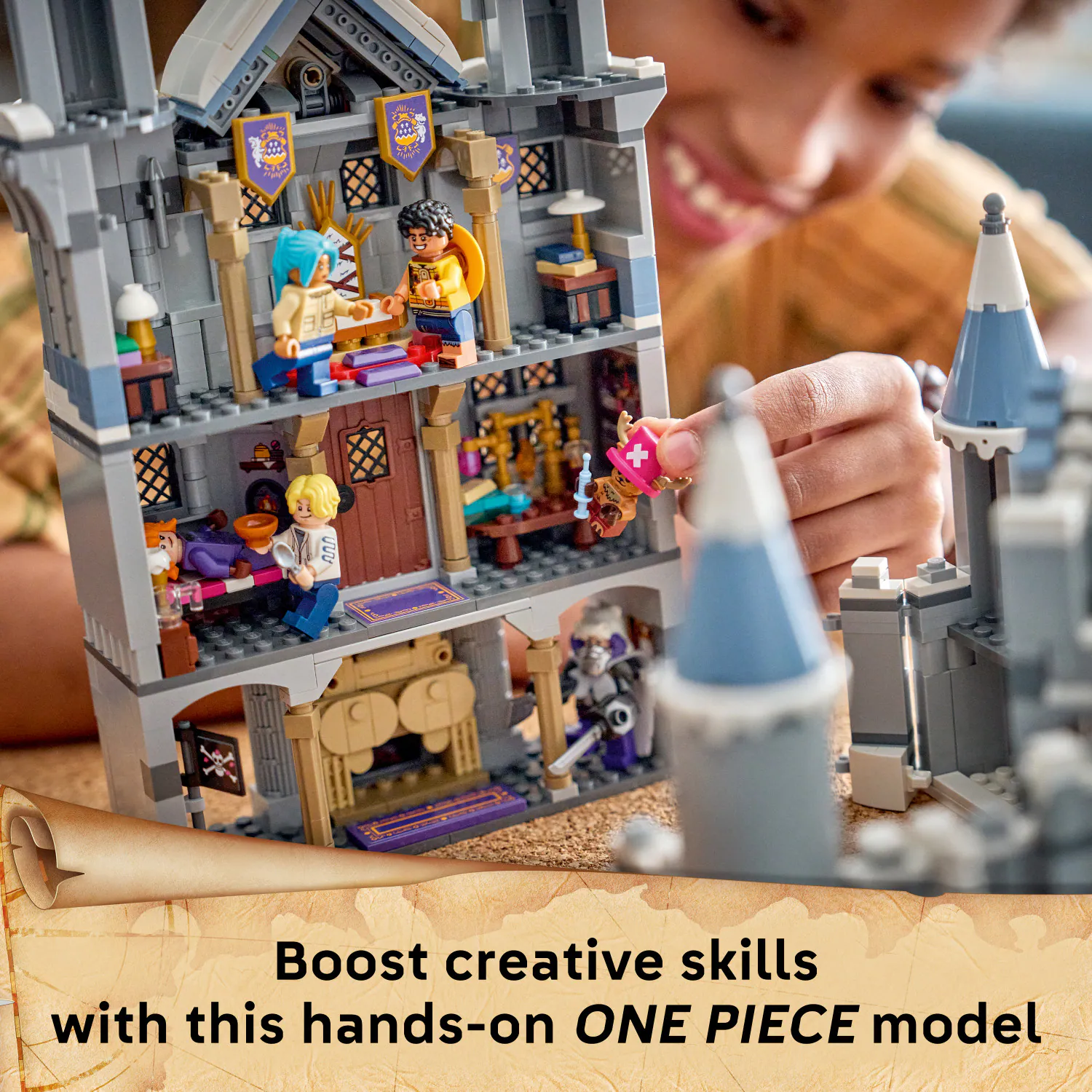 Boost creative skills with this hands-on ONE PIECE model