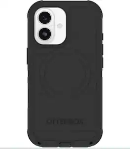 OtterBox - iPhone 14 Pro Max Symmetry Clear Plus Case with MagSafe - Clear: Bump & Impact Resistant - Black