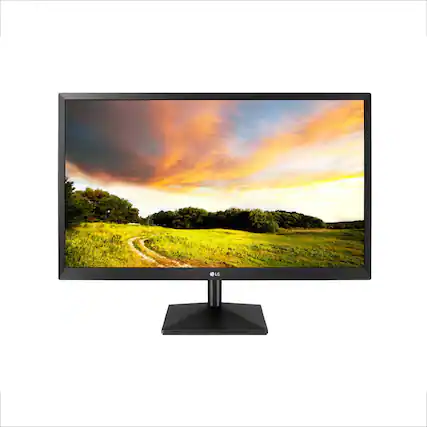 Front. LG - 20'' Class Full HD TN Monitor with AMD FreeSync 20'' Diagonal - Black.