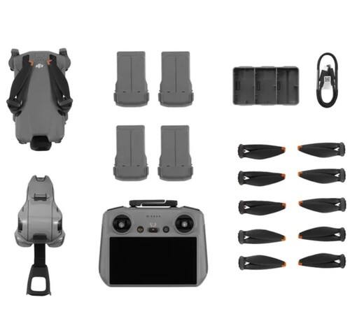 Left. DJI - Mini 5 Pro Drone More Combo Plus 4 Battery Bundle (DJI RC 2 Remote) - Gray.